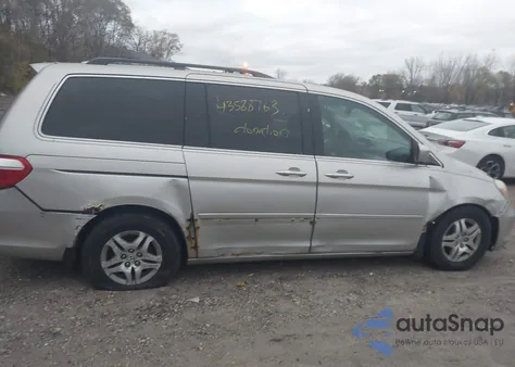 2007 Honda Odyssey Touring from USA, damaged, VIN 5FNRL38867B047393
